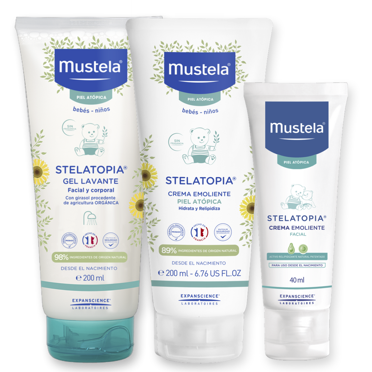 Mustela cuida la piel del bebé y niño con piel atópica, con su gama «Stelatopia®»