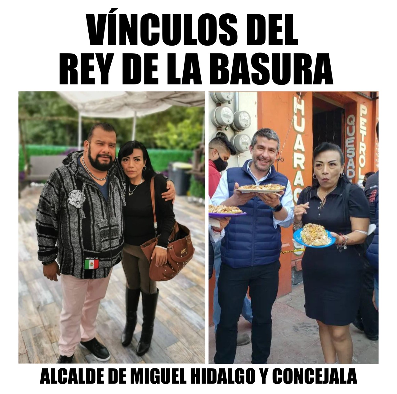 Salen a la luz vínculos de Tabe con el ‘Rey’ de la basura