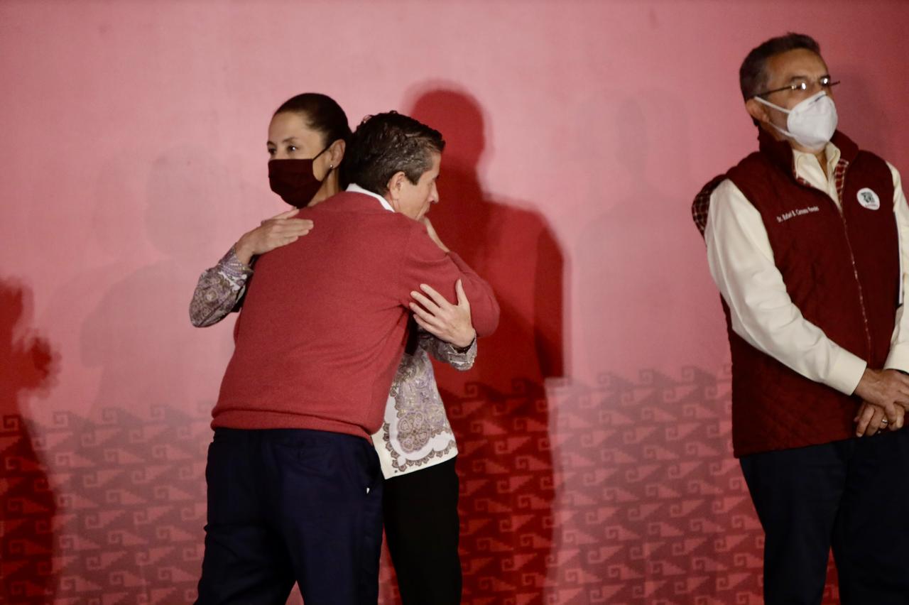 Realizan Giovani Gutiérrez y Claudia Sheinbaum jornada de trabajos en Coyoacán