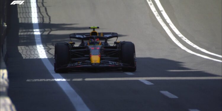 Sergio Pérez consigue primer triunfo en Sprint en el trazado de Bakú