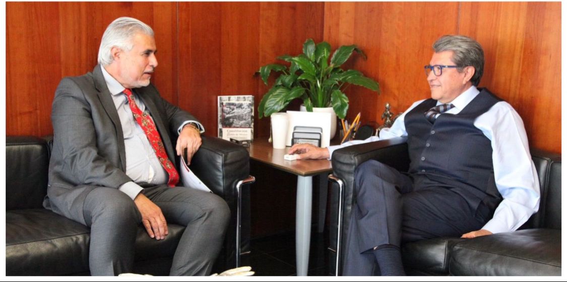 Armenta y Narro, firmes para buscar Presidencia del Senado; se reúnen con Monreal