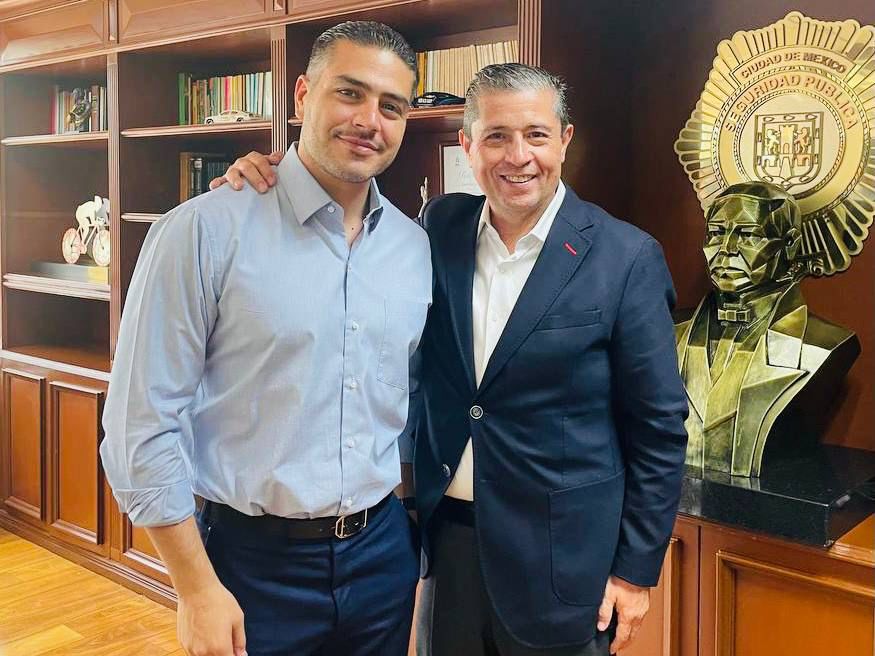 Giovani Gutiérrez se reúne con Omar García Harfuch