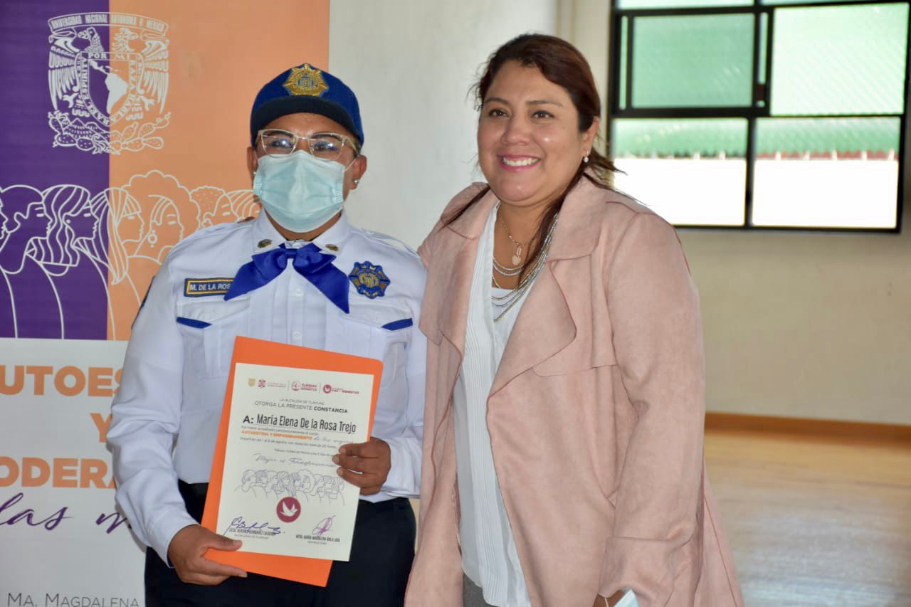 Alcaldesa de Tláhuac clausura el taller Autoestima y Empoderamiento de Mujeres