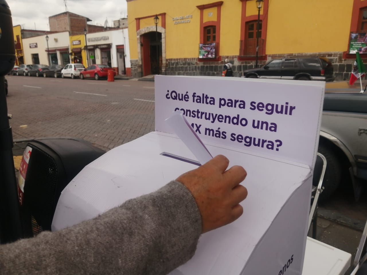 José Carlos Acosta impulsa campaña «Contigo avanzamos en más seguridad» en Xochimilco