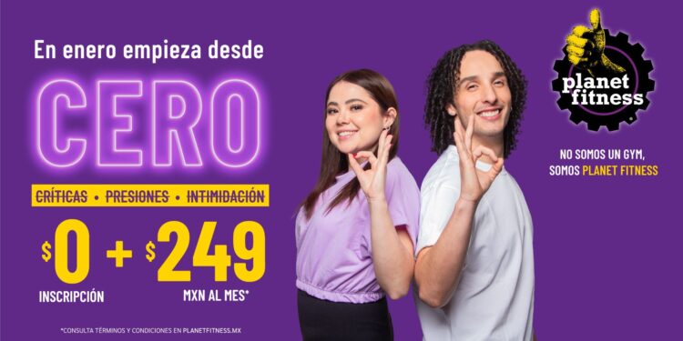 Planet Fitness® invita a empezar enero desde cero