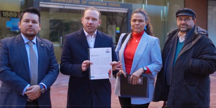 Santiago Taboada se presenta ante la OEA y la CIDH para denunciar "persecución política" en su contra