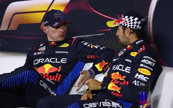 Primera fila de largada para Red Bull con Max y Sergio para el GP de China