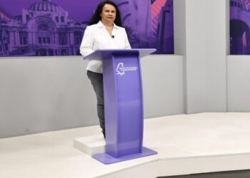 Margarita Saldaña gana debate con propuestas; fue agredida a dueto por Morena y MC