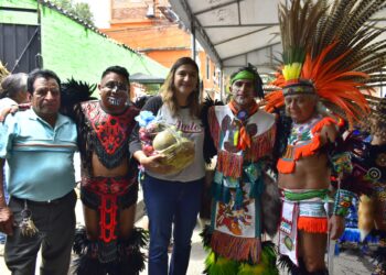 Nancy Núñez garantiza preservación de tradiciones en Azcapotzalco