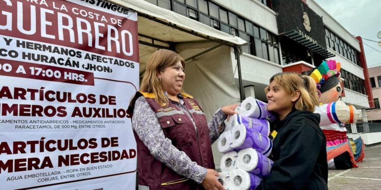 Alcaldía Tláhuac habilita centro de acopio para damnificados por huracán ‘John’