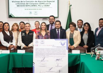 Martha Avila firma convenio de Colaboración para Atención a Víctimas