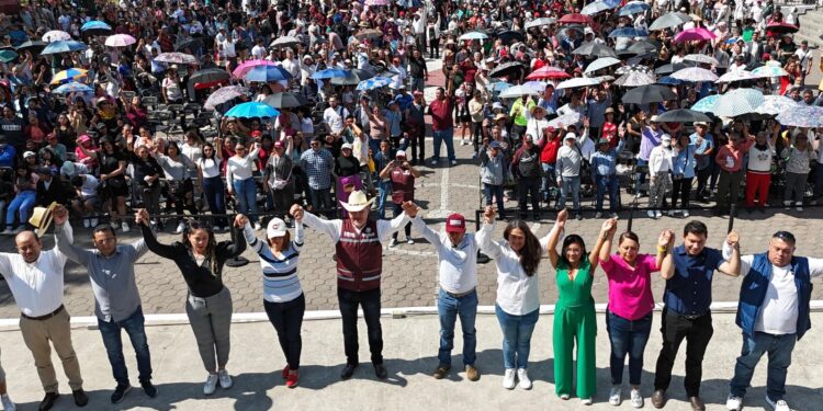 Más de 4 mil personas convoca en Tláhuac Rigoberto Salgado en asamblea del "Triunfo del Pueblo"