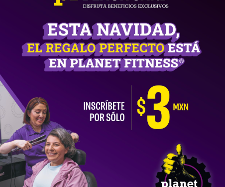 Las fiestas se celebran a lo grande junto a Planet Fitness