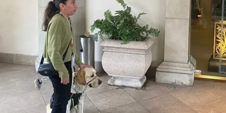 Joven invidente denuncia discriminación en hotel del Centro de Monterrey