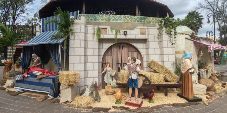 Nacimiento monumental en Coyoacán