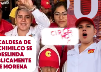 Morena le hace el feo a Circe en Xochimilco