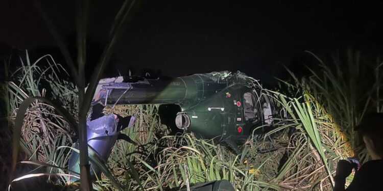 Caída de helicóptero en Veracruz: empresario sobrevive