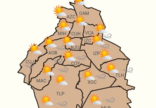 Alerta amarilla por temperaturas altas en la CDMX