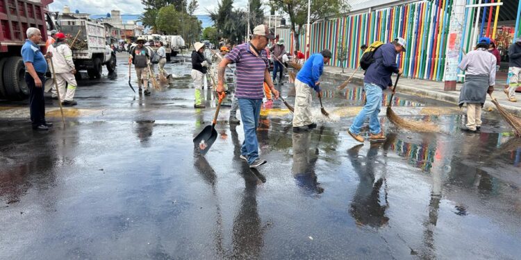 Se implementa Operativo «Tláloc», ante lluvias en Tláhuac