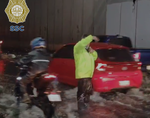 Lluvias colapsan las calles de la CDMX