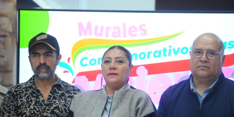 Celebra Congreso CDMX ‘tiempo de mujeres’ con murales