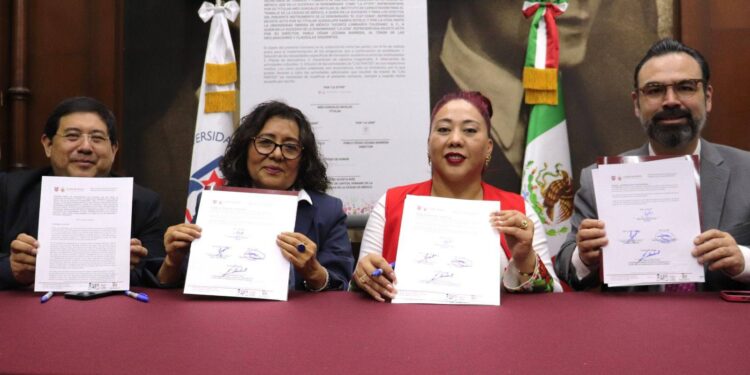 Firman convenio ICAT, STYFE y Universidad Obrera para fortalecer la capacitación laboral