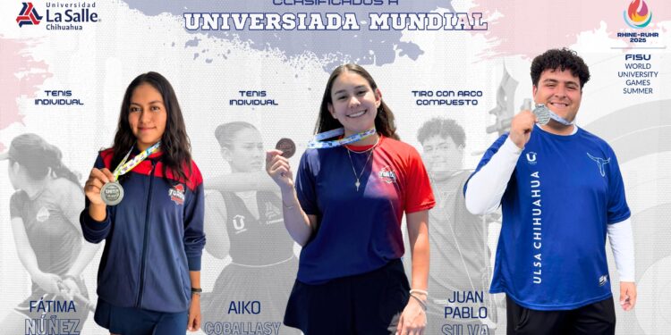 Estudiantes de La Salle Chihuahua integrarán la selección mexicana para la Universiada Mundial 2025