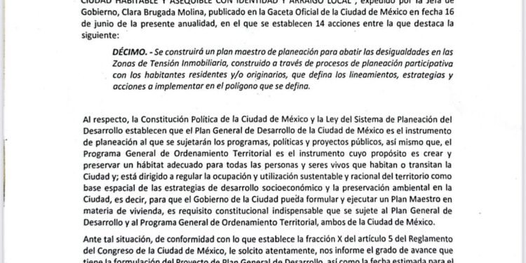 Advierten ilegalidad por omisión del Plan General