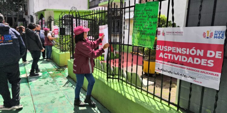 Alcaldía Cuauhtémoc suspende guarderías del IMSS por irregularidades