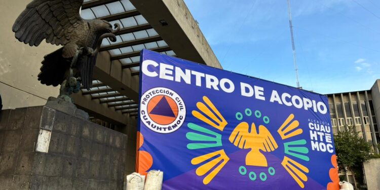 Seguirá abierto centro de acopio en Alcaldía Cuauhtémoc tras respuesta solidaria