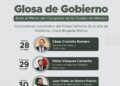 Cravioto abre comparecencias en el Congreso: arranca la glosa del Primer Informe de Clara Brugada