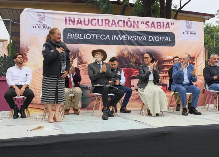 Paulina Pérez destaca apertura de Biblioteca SABIA; buscan cerrar la brecha digital en Tlalpan