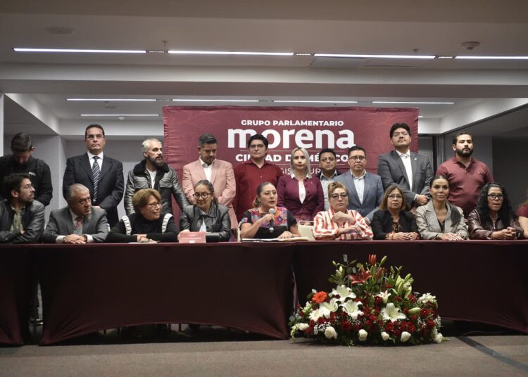 Morena marca territorio en el Congreso CDMX